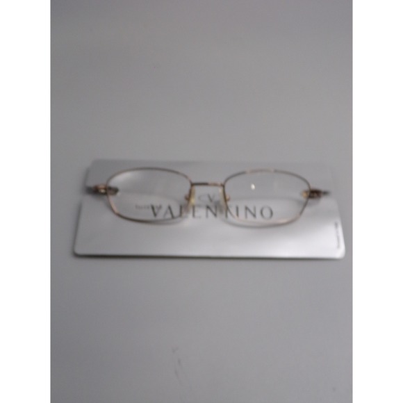 Valentino Eyeglasses Frames‎ Rose Gold Oval Metal Made in Italy 5257 U81